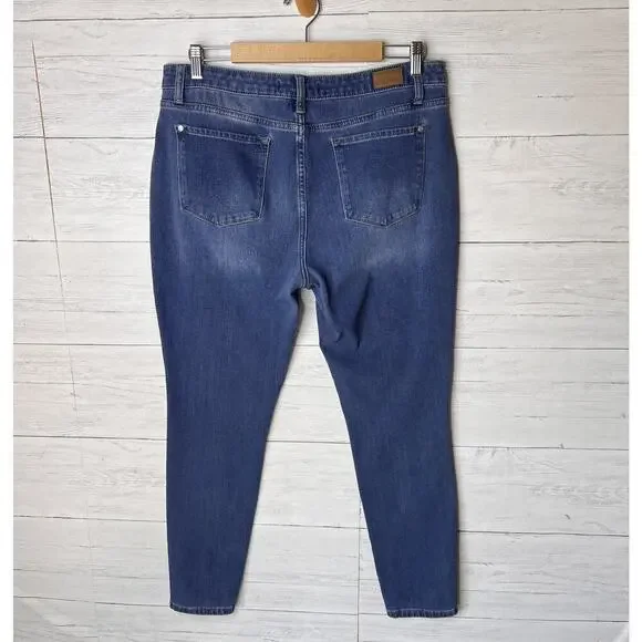 Judy Blue Jeans Womens Size 15/32 Blue Skinny Fit Medium Wash Stretch Denim - Picture 13 of 16